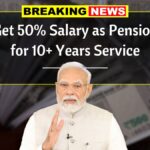 Govt New Pension Rule